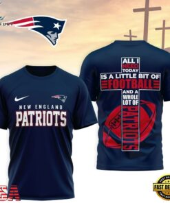 New England Patriots NFL Whole Lot of Football Christian Cross 3D Shirt, Sports Fans 3D Shirt New England Patriots Nfl Whole Lot OF Football Christian Cross 3D Shirt