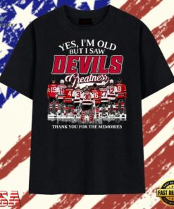 New Jersey Devils Legends Greatness Vintage Hockey T Shirt, Trendy 2D Print Shirt New Jersey Devils Legends Greatness Vintage Hockey T Shirt