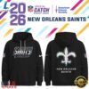 New Orleans Saints NFL Crucial Catch 2026 Limited Edition Black Hoodie Shirt, Sports Fans 3D Shirt New Orleans Saints Nfl Crucial Catch 2026 Limited Edition Black Hoodie Shirt