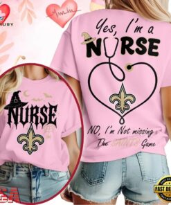 New Orleans Saints NFL Night Shift Never Misses Game Day Halloween Nurse Unisex 3D Shirt, Sports Fans 3D Shirt New Orleans Saints Nfl Night Shift Never Misses Game Day Halloween Nurse Unisex 3D Shirt