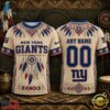 New York Giants 2026 NFL Native American Heritage 3D Shirt, Sports Fans 3D Shirt New York Giants 2026 Nfl Native American Heritage 3D Shirt