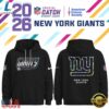 New York Giants NFL Crucial Catch 2026 Limited Edition Black Hoodie Shirt, Sports Fans 3D Shirt New York Giants Nfl Crucial Catch 2026 Limited Edition Black Hoodie Shirt
