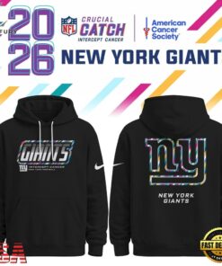 New York Giants NFL Crucial Catch 2026 Limited Edition Black Hoodie Shirt, Sports Fans 3D Shirt New York Giants Nfl Crucial Catch 2026 Limited Edition Black Hoodie Shirt