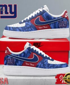 New York Giants NFL End Zone Energy Custom Air Force 1 Shoes Sneaker, NFL Fan AF1 Shoes New York Giants Nfl End Zone Energy Custom Air Force 1 Shoes Sneaker