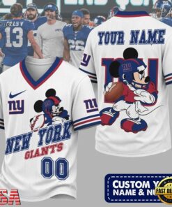 New York Giants NFL Mickey Quarterback Football Jersey, Trending NFL Jersey New York Giants Nfl Mickey Quarterback Football Jersey