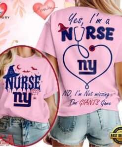 New York Giants NFL Night Shift Never Misses Game Day Halloween Nurse Unisex 3D Shirt, Sports Fans 3D Shirt New York Giants Nfl Night Shift Never Misses Game Day Halloween Nurse Unisex 3D Shirt