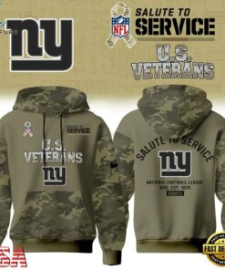 New York Giants NFL US Veterans Salute To Service 2026 Hoodie Shirt, Sports Fans 3D Shirt New York Giants Nfl US Veterans Salute TO Service 2026 Hoodie Shirt