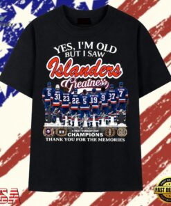 New York Islanders Greatness Stanley Cup Champions Vintage T Shirt, Trendy 2D Print Shirt New York Islanders Greatness Stanley Cup Champions Vintage T Shirt