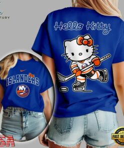 New York Islanders NHL x Hello Kitty Unisex 3D Shirt, NHL Hockey 3D Shirt New York Islanders Nhl X Hello Kitty Unisex 3D Shirt