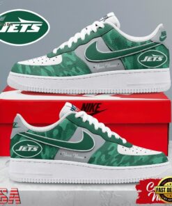 New York Jets NFL End Zone Energy Custom Air Force 1 Shoes Sneaker, NFL Fan AF1 Shoes New York Jets Nfl End Zone Energy Custom Air Force 1 Shoes Sneaker