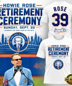 New York Mets Howie Rose 39 Years Celebrate The Iconic Voice Of The Mets White T Shirt, Viral 3D Graphic Tee New York Mets Howie Rose 39 Years Celebrate The Iconic Voice OF The Mets White T Shirt