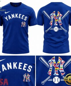 New York Yankees Happy Hispanic Heritage Month 2026 T Shirt, Viral 3D Graphic Tee New York Yankees Happy Hispanic Heritage Month 2026 T Shirt
