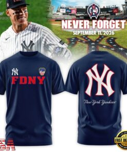 New York Yankees Never Forget FDNY 2026 Limited Edition T Shirt, Viral 3D Graphic Tee New York Yankees Never Forget Fdny 2026 Limited Edition T Shirt