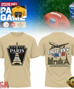 NFL Paris Game 2026 New Orleans Saints to Paris T Shirt, Viral 3D Graphic Tee Nfl Paris Game 2026 New Orleans Saints TO Paris T Shirt