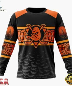 NHL Anaheim Ducks Halloween Design Personalized Hoodie, T Shirt, Sweatshirt, NHL Hockey 3D Shirt Nhl Anaheim Ducks Halloween Design Personalized Hoodie T Shirt Sweatshirt 2