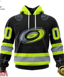 NHL Carolina Hurricanes Specialized With FireFighter Uniforms Color Hoodie, T Shirt, NHL Hockey 3D Shirt Nhl Carolina Hurricanes Specialized With Firefighter Uniforms Color Hoodie T Shirt 1