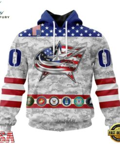 NHL Columbus Blue Jackets Armed Forces Appreciation Design Hoodie, T Shirt, NHL Hockey 3D Shirt Nhl Columbus Blue Jackets Armed Forces Appreciation Design Hoodie T Shirt 1