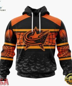 NHL Columbus Blue Jackets Halloween Design Personalized Hoodie, T Shirt, Sweatshirt, NHL Hockey 3D Shirt Nhl Columbus Blue Jackets Halloween Design Personalized Hoodie T Shirt Sweatshirt 1