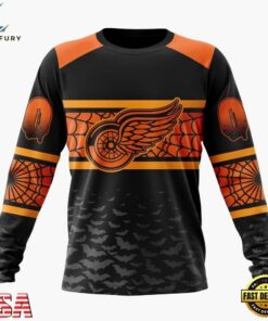 NHL Detroit Red Wings Halloween Design Personalized Hoodie, T Shirt, Sweatshirt, NHL Hockey 3D Shirt Nhl Detroit Red Wings Halloween Design Personalized Hoodie T Shirt Sweatshirt 2