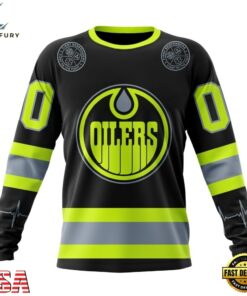 NHL Edmonton Oilers Specialized With FireFighter Uniforms Color Hoodie, T Shirt, NHL Hockey 3D Shirt Nhl Edmonton Oilers Specialized With Firefighter Uniforms Color Hoodie T Shirt 3