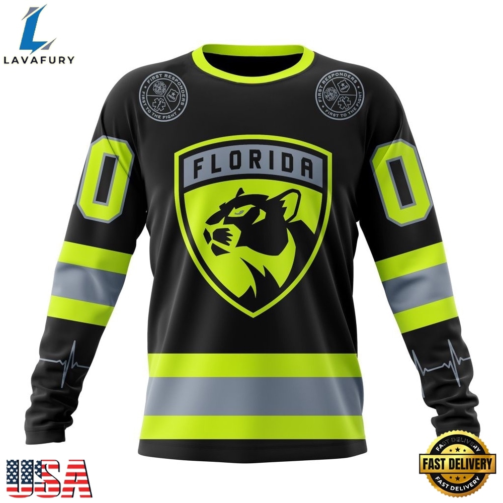 NHL Florida Panthers Specialized With FireFighter Uniforms Color Hoodie, T Shirt, NHL Hockey 3D Shirt Nhl Florida Panthers Specialized With Firefighter Uniforms Color Hoodie T Shirt 3