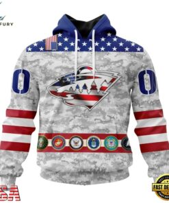 NHL Minnesota Wild Armed Forces Appreciation Design Hoodie, T Shirt, NHL Hockey 3D Shirt Nhl Minnesota Wild Armed Forces Appreciation Design Hoodie T Shirt 1
