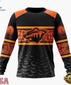 NHL Minnesota Wild Halloween Design Personalized Hoodie, T Shirt, Sweatshirt, NHL Hockey 3D Shirt Nhl Minnesota Wild Halloween Design Personalized Hoodie T Shirt Sweatshirt 2