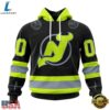 NHL New Jersey Devils Specialized With FireFighter Uniforms Color Hoodie, T Shirt, NHL Hockey 3D Shirt Nhl New Jersey Devils Specialized With Firefighter Uniforms Color Hoodie T Shirt 1