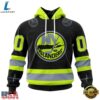 NHL New York Islanders Specialized With FireFighter Uniforms Color Hoodie, T Shirt, NHL Hockey 3D Shirt Nhl New York Islanders Specialized With Firefighter Uniforms Color Hoodie T Shirt 1