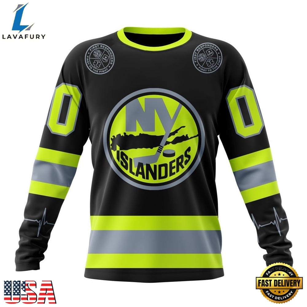 NHL New York Islanders Specialized With FireFighter Uniforms Color Hoodie, T Shirt, NHL Hockey 3D Shirt Nhl New York Islanders Specialized With Firefighter Uniforms Color Hoodie T Shirt 3