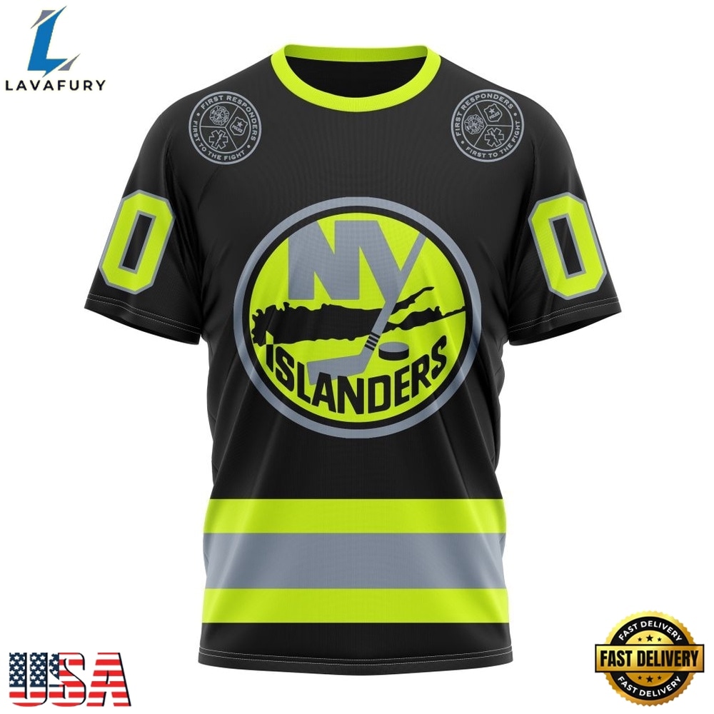 NHL New York Islanders Specialized With FireFighter Uniforms Color Hoodie, T Shirt, NHL Hockey 3D Shirt Nhl New York Islanders Specialized With Firefighter Uniforms Color Hoodie T Shirt 4