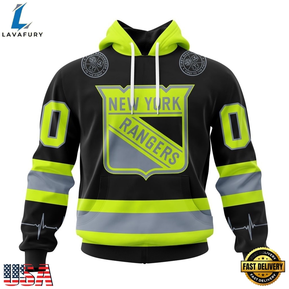 NHL New York Rangers Specialized With FireFighter Uniforms Color Hoodie, T Shirt, NHL Hockey 3D Shirt Nhl New York Rangers Specialized With Firefighter Uniforms Color Hoodie T Shirt 1