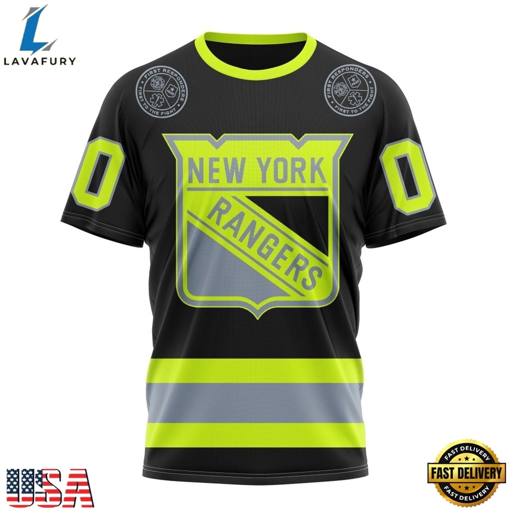 NHL New York Rangers Specialized With FireFighter Uniforms Color Hoodie, T Shirt, NHL Hockey 3D Shirt Nhl New York Rangers Specialized With Firefighter Uniforms Color Hoodie T Shirt 4