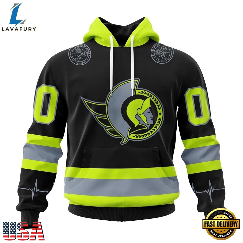 NHL Ottawa Senators Specialized With FireFighter Uniforms Color Hoodie, T Shirt, NHL Hockey 3D Shirt Nhl Ottawa Senators Specialized With Firefighter Uniforms Color Hoodie T Shirt 1