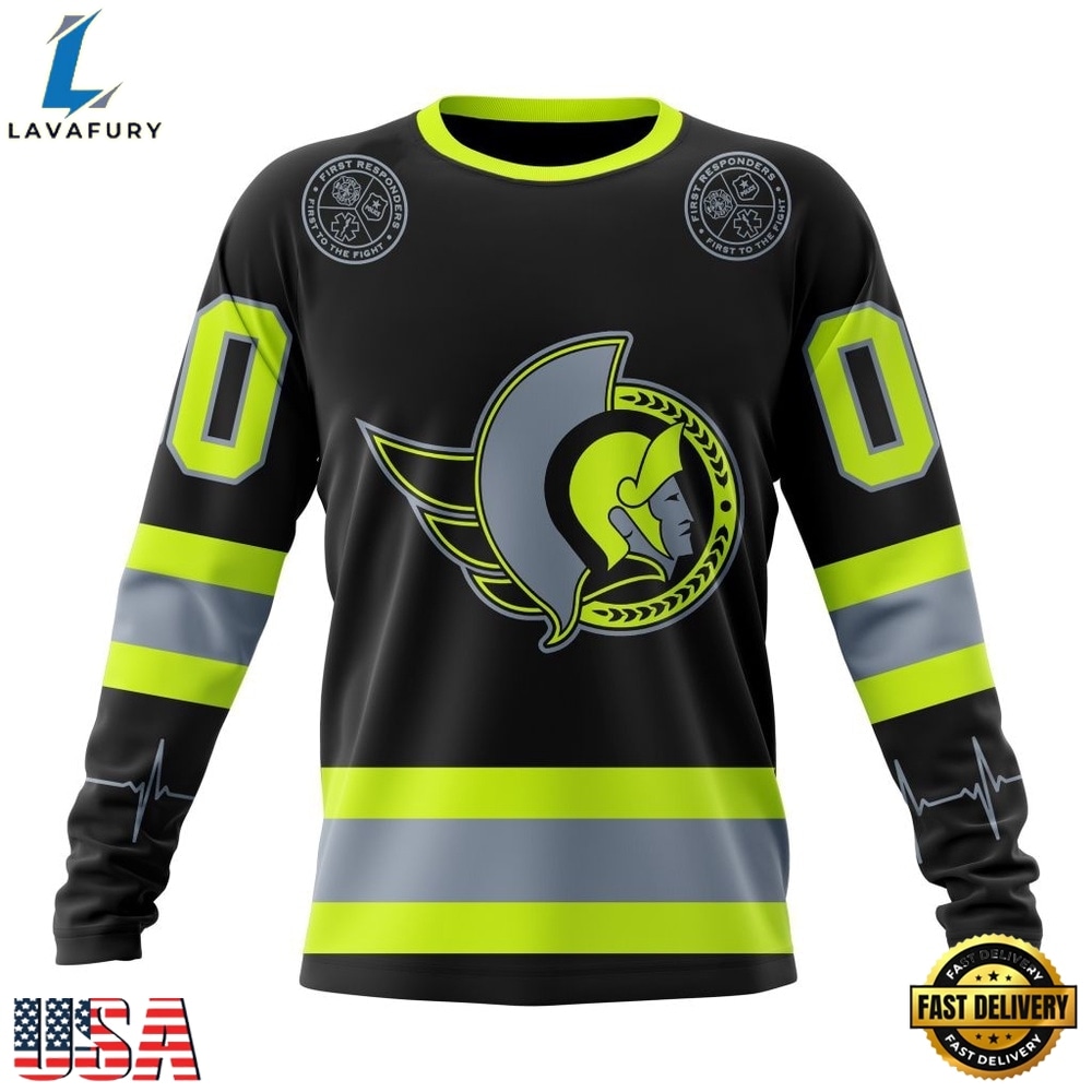 NHL Ottawa Senators Specialized With FireFighter Uniforms Color Hoodie, T Shirt, NHL Hockey 3D Shirt Nhl Ottawa Senators Specialized With Firefighter Uniforms Color Hoodie T Shirt 3