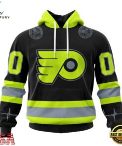 NHL Philadelphia Flyers Specialized With FireFighter Uniforms Color Hoodie, T Shirt, NHL Hockey 3D Shirt Nhl Philadelphia Flyers Specialized With Firefighter Uniforms Color Hoodie T Shirt 1