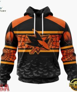 NHL San Jose Sharks Halloween Design Personalized Hoodie, T Shirt, Sweatshirt, NHL Hockey 3D Shirt Nhl San Jose Sharks Halloween Design Personalized Hoodie T Shirt Sweatshirt 1