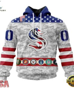 NHL Seattle Kraken Armed Forces Appreciation Design Hoodie, T Shirt, NHL Hockey 3D Shirt Nhl Seattle Kraken Armed Forces Appreciation Design Hoodie T Shirt 1