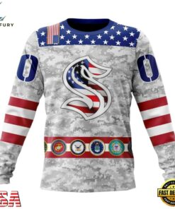 NHL Seattle Kraken Armed Forces Appreciation Design Hoodie, T Shirt, NHL Hockey 3D Shirt Nhl Seattle Kraken Armed Forces Appreciation Design Hoodie T Shirt 3