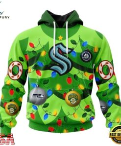 NHL Seattle Kraken Specialized Christmass Tree Color And City's Sport Teams Hoodie, T Shirt, NHL Hockey 3D Shirt Nhl Seattle Kraken Specialized Christmass Tree Color And City S Sport Teams Hoodie T Shirt 1