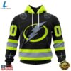 NHL Tampa Bay Lightning Specialized With FireFighter Uniforms Color Hoodie, T Shirt, NHL Hockey 3D Shirt Nhl Tampa Bay Lightning Specialized With Firefighter Uniforms Color Hoodie T Shirt 1