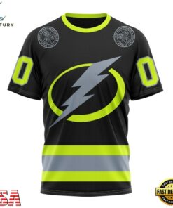 NHL Tampa Bay Lightning Specialized With FireFighter Uniforms Color Hoodie, T Shirt, NHL Hockey 3D Shirt Nhl Tampa Bay Lightning Specialized With Firefighter Uniforms Color Hoodie T Shirt 4