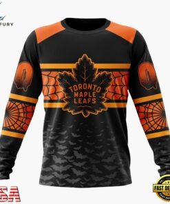 NHL Toronto Maple Leafs Halloween Design Personalized Hoodie, T Shirt, Sweatshirt, NHL Hockey 3D Shirt Nhl Toronto Maple Leafs Halloween Design Personalized Hoodie T Shirt Sweatshirt 2