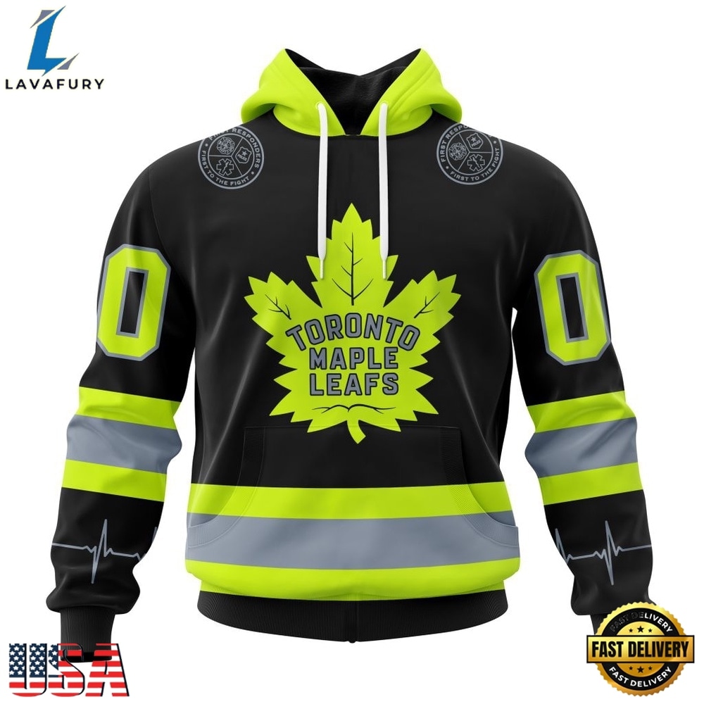 NHL Toronto Maple Leafs Specialized With FireFighter Uniforms Color Hoodie, T Shirt, NHL Hockey 3D Shirt Nhl Toronto Maple Leafs Specialized With Firefighter Uniforms Color Hoodie T Shirt 1