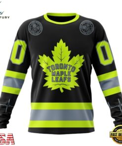 NHL Toronto Maple Leafs Specialized With FireFighter Uniforms Color Hoodie, T Shirt, NHL Hockey 3D Shirt Nhl Toronto Maple Leafs Specialized With Firefighter Uniforms Color Hoodie T Shirt 3