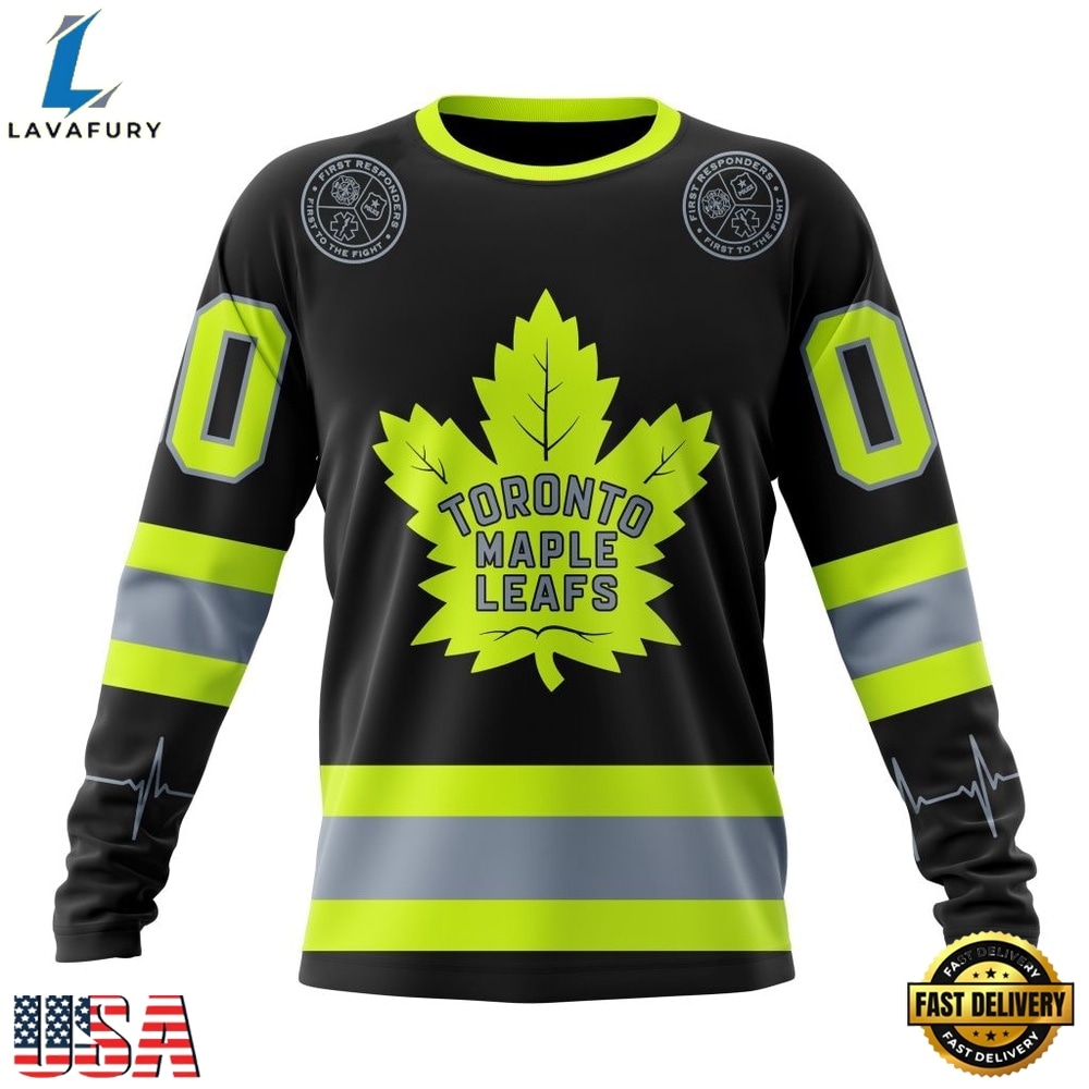NHL Toronto Maple Leafs Specialized With FireFighter Uniforms Color Hoodie, T Shirt, NHL Hockey 3D Shirt Nhl Toronto Maple Leafs Specialized With Firefighter Uniforms Color Hoodie T Shirt 3