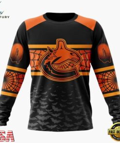 NHL Vancouver Canucks Halloween Design Personalized Hoodie, T Shirt, Sweatshirt, NHL Hockey 3D Shirt Nhl Vancouver Canucks Halloween Design Personalized Hoodie T Shirt Sweatshirt 2