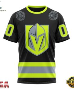 NHL Vegas Golden Knights Specialized With FireFighter Uniforms Color Hoodie, T Shirt, NHL Hockey 3D Shirt Nhl Vegas Golden Knights Specialized With Firefighter Uniforms Color Hoodie T Shirt 4
