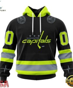 NHL Washington Capitals Specialized With FireFighter Uniforms Color Hoodie, T Shirt, NHL Hockey 3D Shirt Nhl Washington Capitals Specialized With Firefighter Uniforms Color Hoodie T Shirt 1