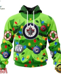 NHL Winnipeg Jets Specialized Christmass Tree Color And City's Sport Teams Hoodie, T Shirt, NHL Hockey 3D Shirt Nhl Winnipeg Jets Specialized Christmass Tree Color And City S Sport Teams Hoodie T Shirt 1